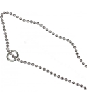 30" BEADED CHAIN FOR E165 DOG TAGS